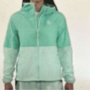 REEL LIFE ladies windbreaker, Mint Blue, Size Large,NWT